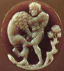 Cameo of Hercules and the Nemean Lion, 1st century BC (onyx)