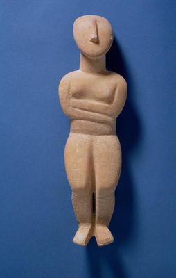 Cycladic Figurine, Naxos, c.3000-2000 BC (marble) od 