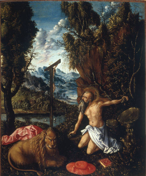 St.Jerome Penitent / Paint.D.Hopfer /C16 od 