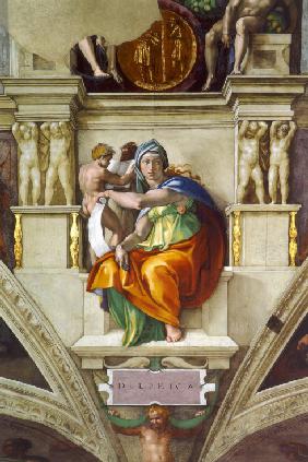 The Delphic Sibyl (Sistine Chapel ceiling in the Vatican)