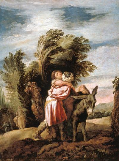 Domenico Feti / Good Samaritan / 1618