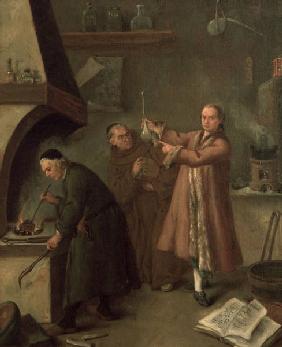 The Alchemists / Pietro Longhi c.1757