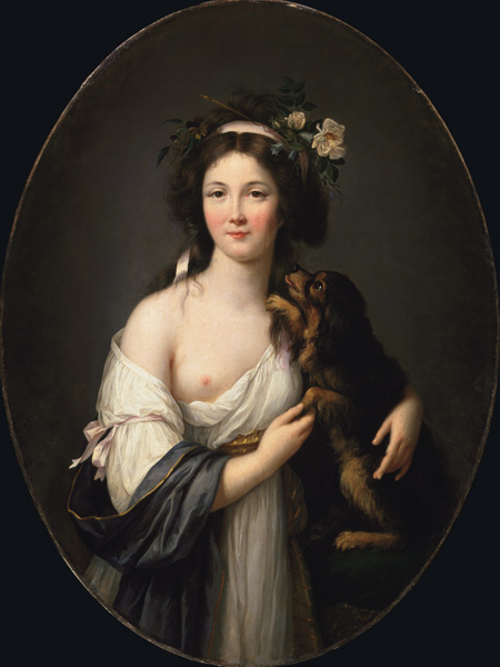 Madame d''Aguesseau /Vigee-Lebrun/ c.1775 od 