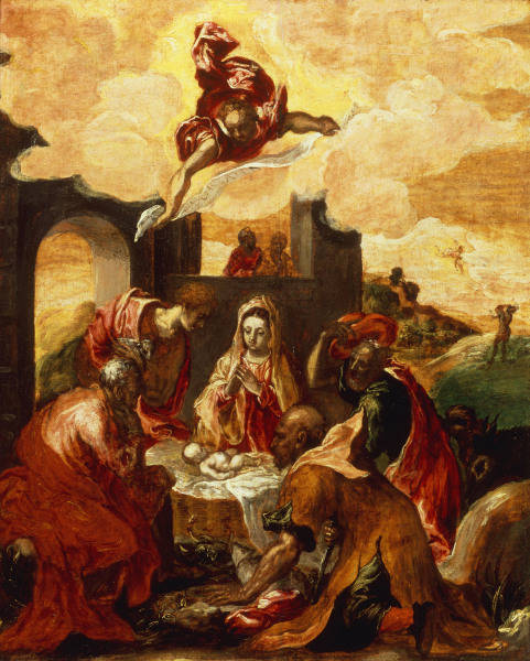 El Greco / Adoration of the Shepherds od 