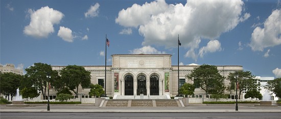 Exterior view of the Detroit Institute of Arts od 