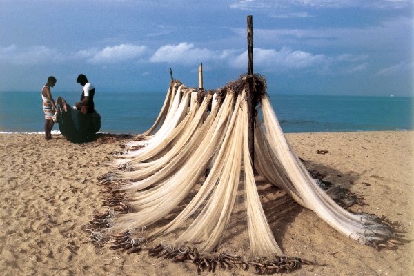 Fishing net used on Karwar coast (photo)  od 