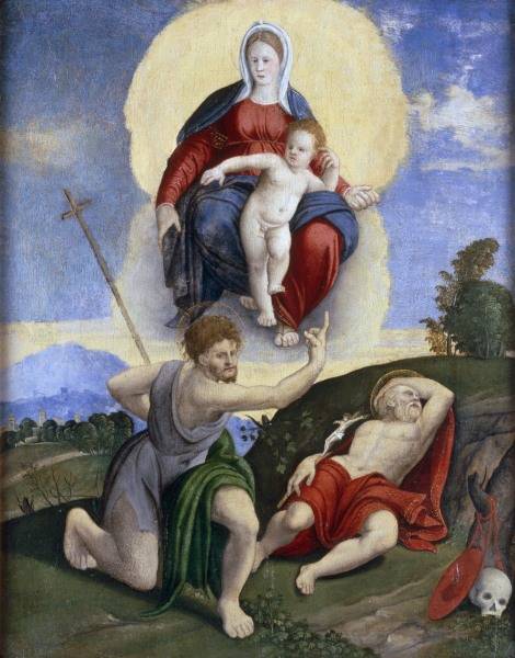 Francesco da Santacroce / Mary in Glory od 