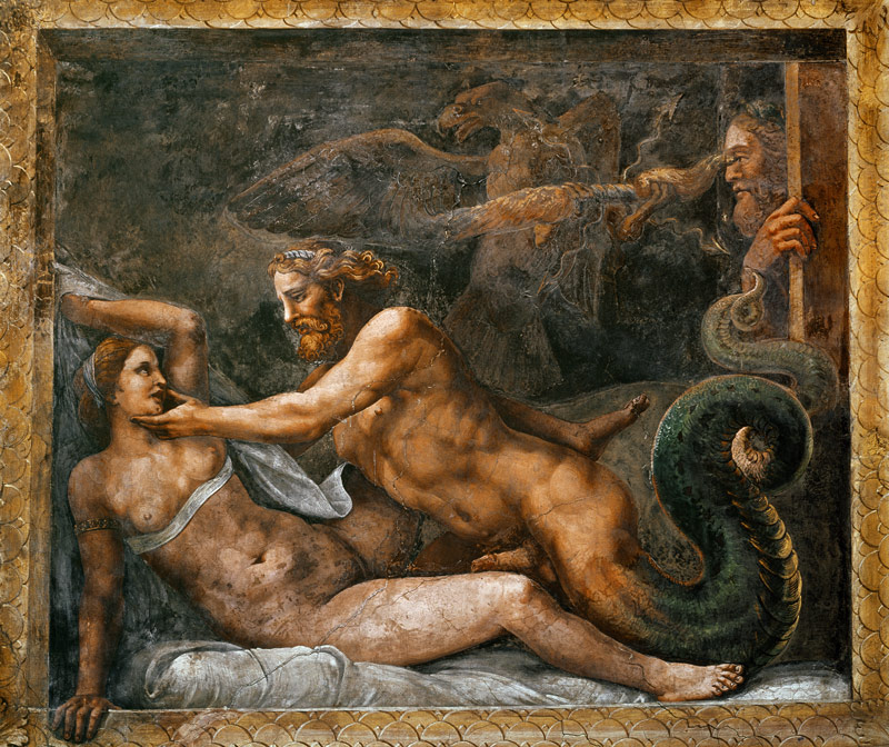 Giulio Romano, Jupiter und Olympias od 