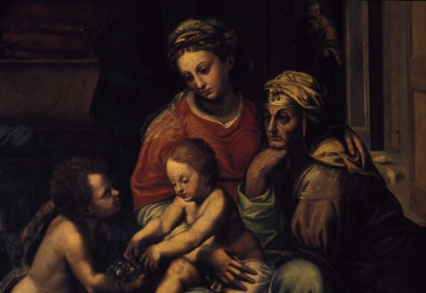 Giulio Romano / Mary, child, Elizabeth od 