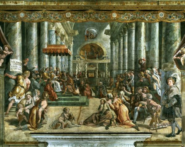 Giulio Romano, Gift of Constantine od 