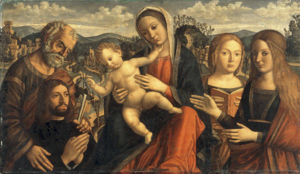 G.Mansueti / Mary with Child & Saints od 