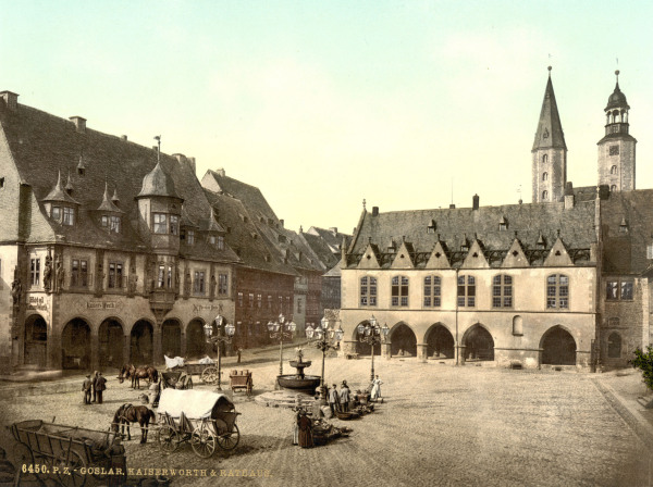Goslar, Market Place w.Kaiserworth od 
