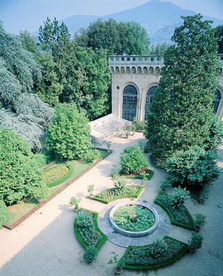 Garden with Lemonaia, Villa Medicea di Careggi (photo) od 