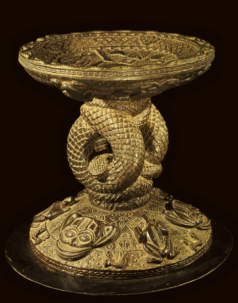 Hocker, Benin, Nigeria / Bronze od 