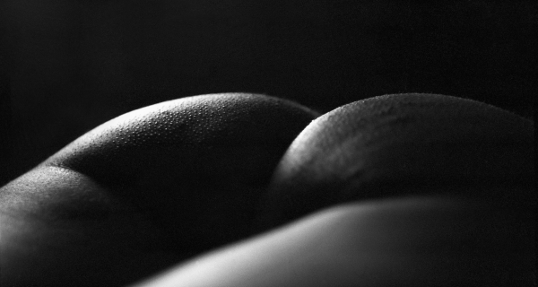Human form abstract body part (b/w photo)  od 