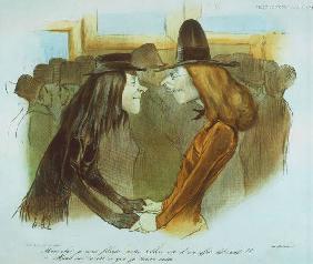 H.Daumier, Mon cher, je vous felicite...