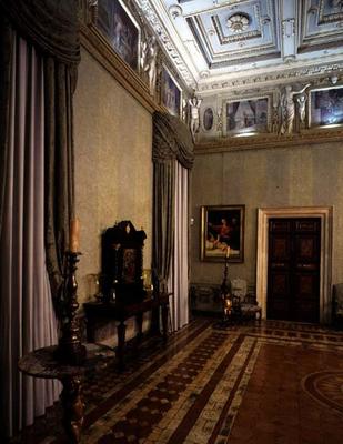 Hall from the piano nobile, designed by Antonio da Sangallo the Younger (1483-1546) and Nanni di Bac od 