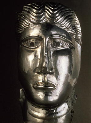 Head of a man, Gallo-Roman, 2nd-3rd century AD (silver) od 
