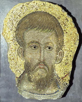 Head of St. Peter, Byzantine, 1210 (mosaic) od 