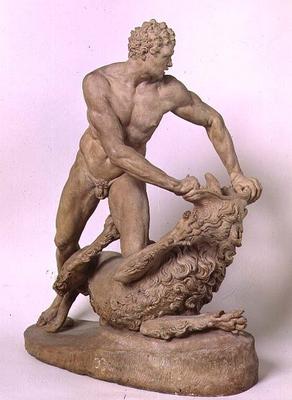 Hercules and the Nemean Lion, by Stefano Maderno (1576-1636) (terracotta) od 
