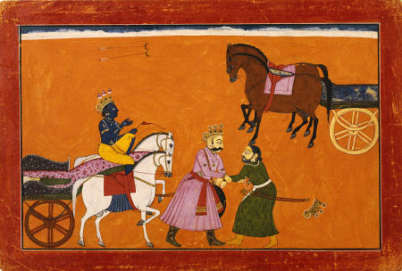 ? Illustration To Bhagavatat Purana Basoli Circa 1750 od 
