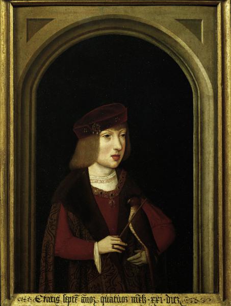 Charles V aged 7yrs , contemporary ptg.