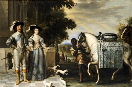 King Charles I And Queen Henrietta Maria Departing For The Chase od 