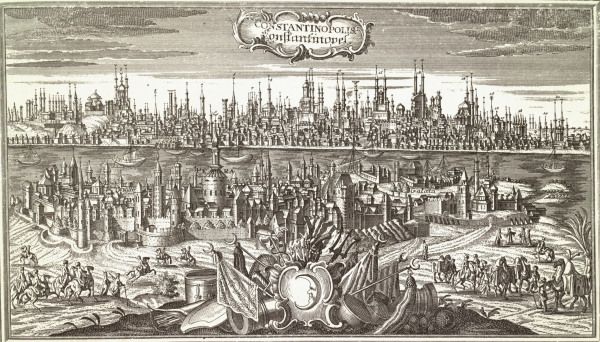 Konstantinopel, Stadtansicht / n.Werner od 