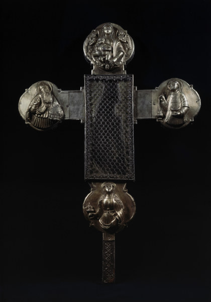 Kreuzreliquiar 1563 / Silber od 