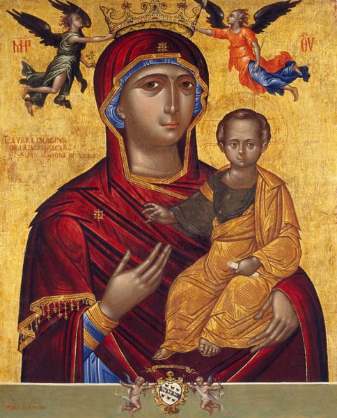 L.Mosco / Mary with Child / Paint./ 1601 od 