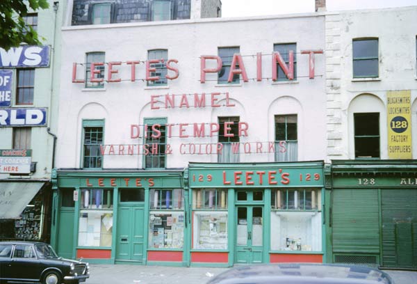 Leete''s Paint Works, Southwark, 1966 (colour photo)  od 