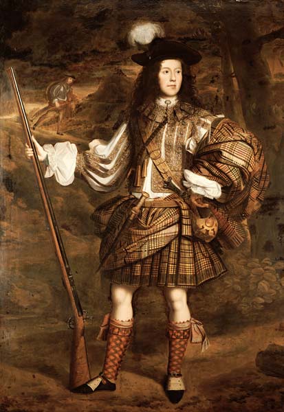 A Highland Chieftain: Portrait Of Lord Mungo Murray (1668-1700) od 