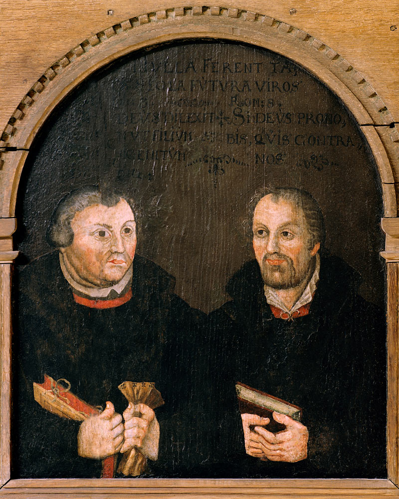 Luther and Melanchthon , Double Portrait od 