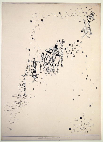 Lost ones, 1925 (no 28) (brush on paper on cardboard)  od 