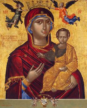 L.Mosco / Mary with Child / Paint./ 1601