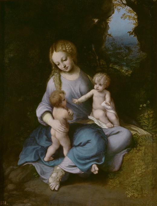 Virgin and child with John the Baptist as a Boy od 