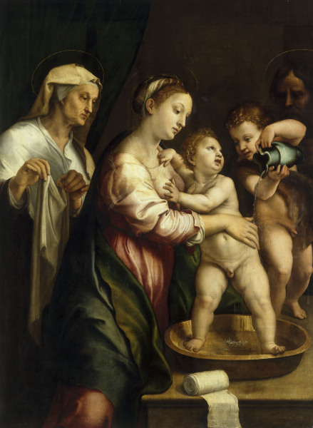 Madonna with wash bowl/ G.Romano/ c.1525 od 