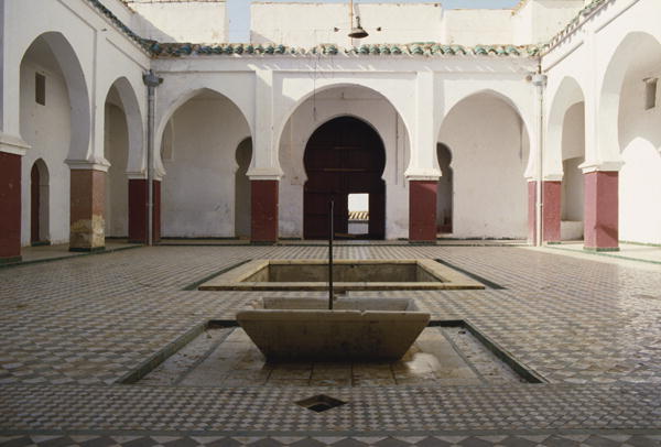Madrasa of Sidi Bou Medine, courtyard (photo)  od 