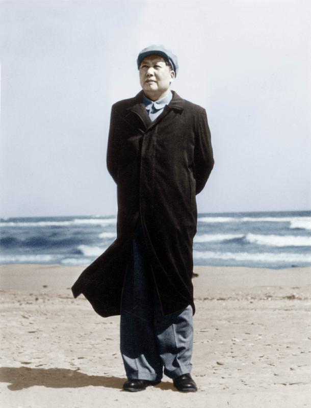Mao Zedong on A Beach od 