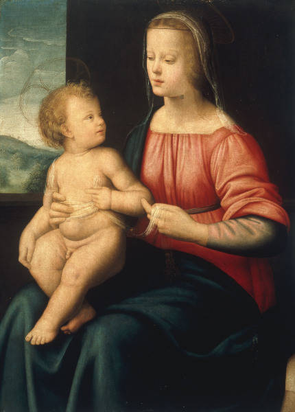 Mary w.Child / Italian Paint./ C16th od 
