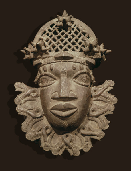 Mask Pendant, Benin, Nigeria / Bronze od 