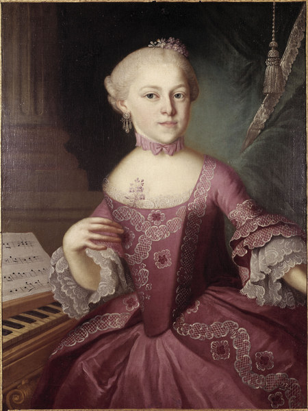 Mozart,Maria Anna (Nannerl) od 