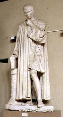 Machiavelli, sculpture by Lorenzo Bartolini (1777-1850) (plaster) od 