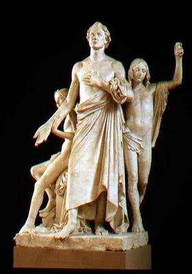Monument to Leon Battista Alberti, sculpture by Lorenzo Bartolini (1777-1850) (plaster) od 