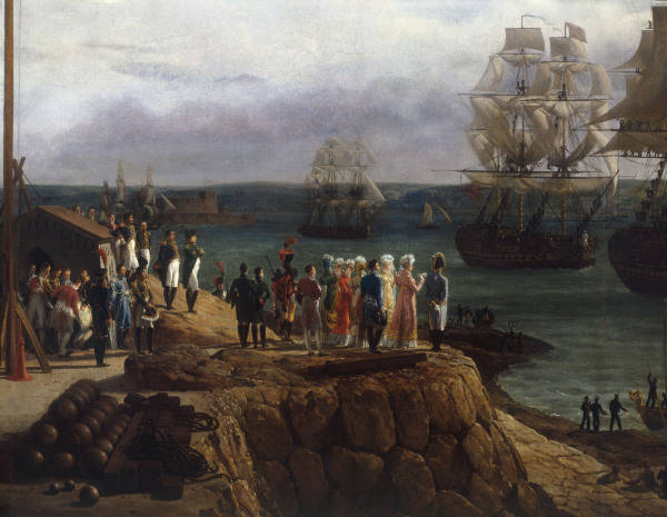 Napoleon I at Cherbourg 1811 /Ptg.Crepin od 