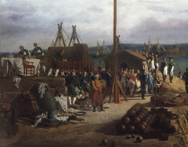 Napol.I at Cherbourg 1811,Detail /Crepin od 