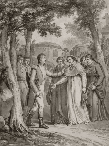 Napoleon & Pius VII in Fontainebleau od 