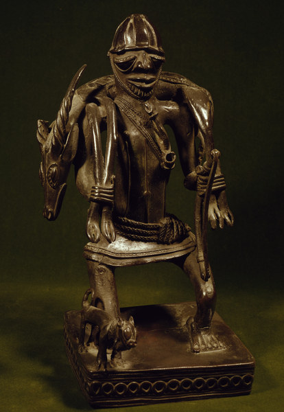 Nigeria, bronze industry, sculpture od 