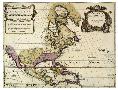 North America, Map 1708