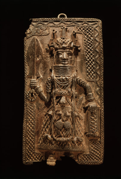 Oba with Sword / Benin Bronze od 